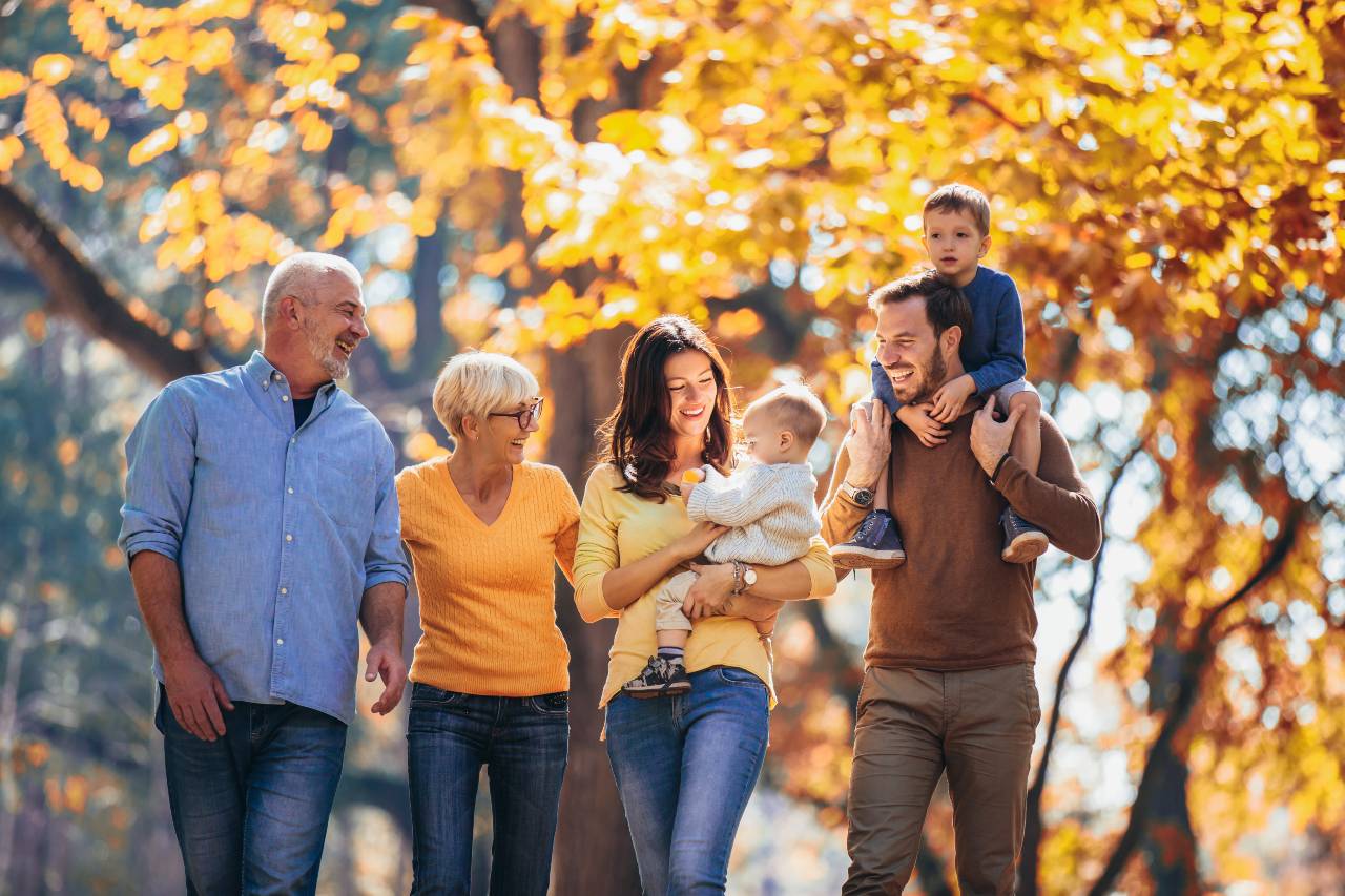 A multi-generational family considering financial planning for their legacy